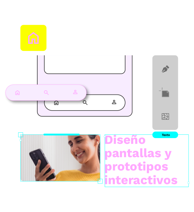 Ilustración que hace referencia al servicio de Diseño UX/UI en Monterrey