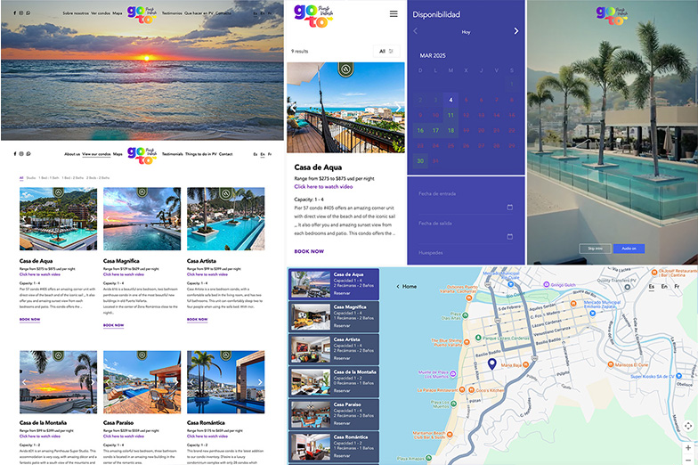 Diseño de página web para Go to Puerto Vallarta