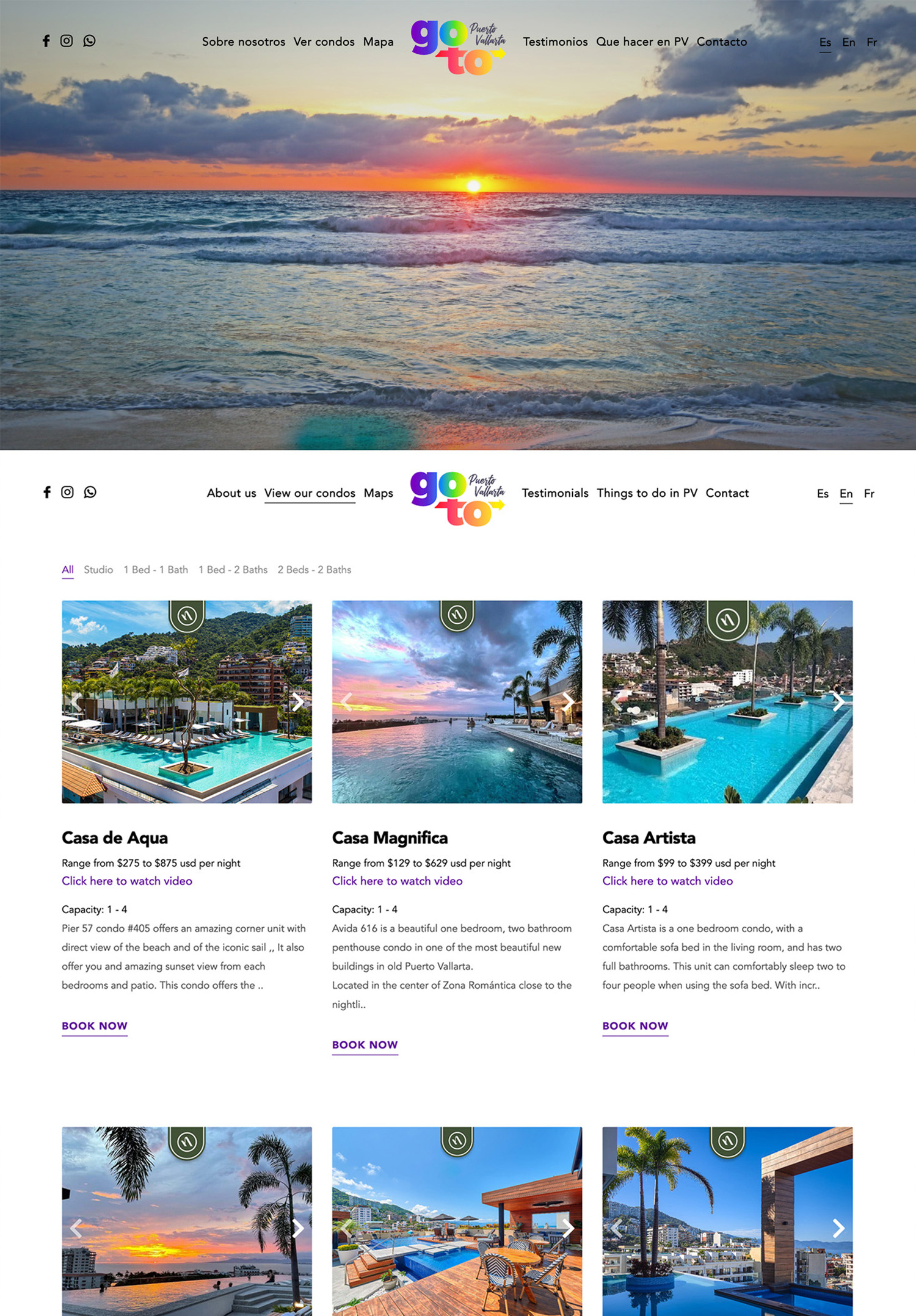 Sitio Web Híbrido